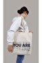 حقيبة قماش مطبوعة "You Are Enough" - 2