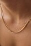 Steel Thin Figaro Chain Necklace Anti-Tarnish 3mm Unisex