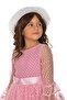 Double Hat Bow Polka Dot Period Dress Pink - 7