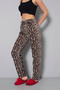 Thick Fleece Fabric Elastic Waist Women's Pajama Bottoms - 3