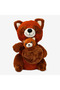 Plush Brown Panda Bear and Cub Brown Bear Sleep and Playmate Plush Toy 30cm