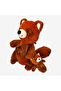 Plush Brown Panda Bear and Cub Brown Bear Sleep and Playmate Plush Toy 30cm - 3