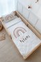 Montessori (Without Sheets) Duvet Cover Set 100X200 cm - Iconic Series - Salmon Starry Rainbow