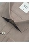 Men Regular Fit Oxford Beige Shirt 3721E - 2