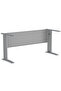 Stazion 1010 Frame and Leg by-Metal Table Frame with Square Embossed-72.5x 112x 56cms