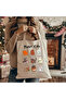 Harry Potter Cats Pattern Thick Tote - Rips Cloth and Shoulder Bag - 3