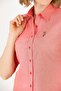 Women's Red Long Sleeve Basic Shirt 50262849 -Vr213 - 7