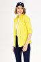 Women's Neon Yellow Long Sleeve Basic Shirt 50262883 -Vr168 - 2