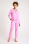 90% Cotton 10% Lycra Pink Color Premium Quality Women's Sleepwear - 2