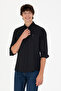 Men's Black Long Sleeve Basic Shirt 50271269 -Vr046 - 3