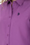 Women's Purple Long Sleeve Basic Shirt 50288851 -Vr038 - 7
