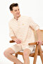 Men's Striped Cream Shirt 50264099 -Vr211