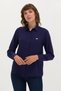 Women's Navy Blue Long Sleeve Shirt 50264189 -Vr033