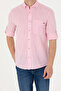 Men's Pink Striped White Shirt 50263330 -Vr041 - 6