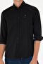 Men's Black Long Sleeve Basic Shirt 50271269 -Vr046 - 6