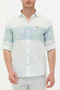 Men's Water Green Long Sleeve Shirt 50263333 -Vr083 - 6