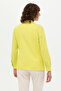 Women's Neon Yellow Long Sleeve Basic Shirt 50262888-Vr168 - 5