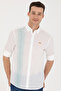 Men's White Long Sleeve Shirt 50264069 -Vr090 - 4
