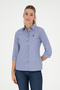 Women's Cobalt Blue Long Sleeve Shirt 50279803 -Vr045 - 3