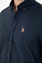 Men's Navy Blue Long Sleeve Shirt 50276312 -Vr033 - 7