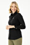 Women's Black Long Sleeve Basic Shirt 50271264-Vr046 - 3