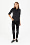 Women's Black Long Sleeve Basic Shirt 50266458 -Vr046 - 4