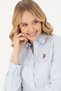 Women's Light Blue Long Sleeve Basic Shirt 50276496-Vr003 - 2