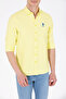 Men's Neon Yellow Long Sleeve Basic Shirt 50262980 -Vr168 - 6