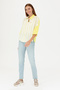 Women's Neon Yellow Long Sleeve Shirt 50264128-Vr168 - 4