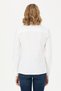 Women's White Long Sleeve Basic Shirt 50276496-Vr013 - 5