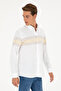 Men's Khaki Long Sleeve Shirt 50288923 -Vr027 - 3