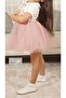 Cotton Lined Tutu Skirt Baby Lapel Short Sleeve Dress - 2