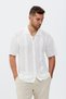 Polo Neck Buttoned Short Sleeve Men's Knitwear - 2