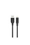 Usb-A To Lightning Pvc Cable 2M - Black