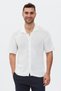 Polo Neck Button Front Short Sleeve Knitwear T-Shirt - 2