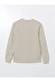 Lcwaikiki Classic Beige Crew Neck Long Sleeve Men's Sweatshirt - 2