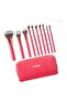 مجموعة فرش مكياج بامب شل بيوتي 10 فرشاة احمر من بي اتش كوزماتيكسBH Cosmetics - 2