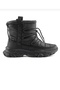 Delta Women's Black Waterproof Parachute Fabric Boots Memory Orthopedic Insoles Memory Foam Snow Boots - 2