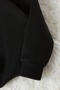 Unisex Half Zippered Heart Printed Black Sweatshirt - 3