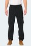 Ronda Men's Black Sweatpants with Pockets - 2
