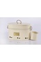 Large Size 2 Compartments Luxury Metal Potato-onion-garlic Bucket Cream - 2