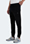 Rajko Men's Slim Fit Black Sweatpants with Zipper Pockets