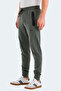 Varuna Men's Slim Fit Khaki Sweatpants with Zipper Pockets