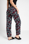 Thick Fleece Fabric Elastic Waist Women's Pajama Bottoms