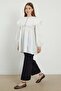 Collared White Poplin Tunic - 4