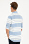 Men's Cobalt Blue Long Sleeve Shirt 50283760-Vr045 - 5