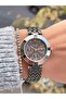 Steel Cord Function 3 Atm Waterproof Women's Wrist Watch + Bracelet with Gift - 4