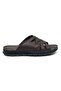 Taşpınar 100% Leather Orthopedic Men's Summer Comfortable Slippers 40-45 - 2