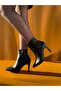 Pointed Toe Zippered Bootie Ankle-Filled Thin Heeled Boots - 2