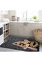 Semih Collection Multicolor Abstract Destroyed Letters Patterned Woven Base Modern Decorative Carpet 47 - 3
